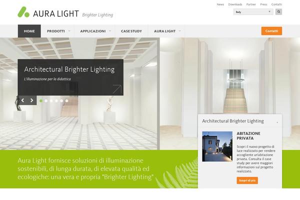 auralight.it site used Master Theme