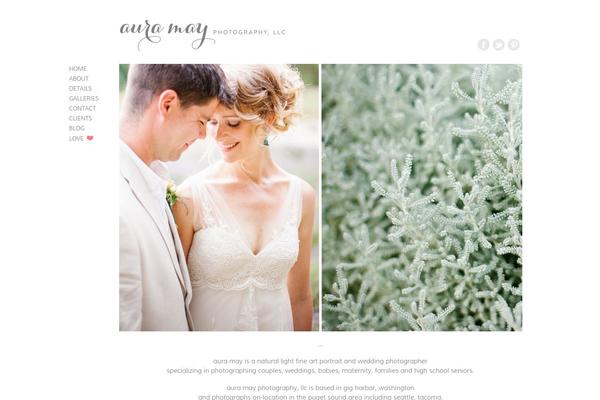 Prophoto4 theme site design template sample