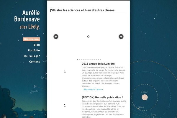 aureliebordenave.fr site used Slideone-v1_06