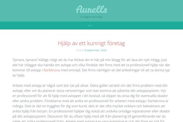 aurells.se site used A01