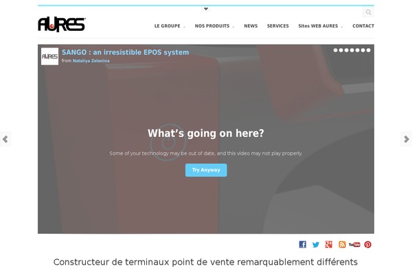 Terso theme site design template sample