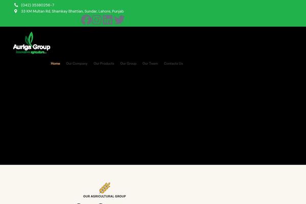 Agricola theme site design template sample