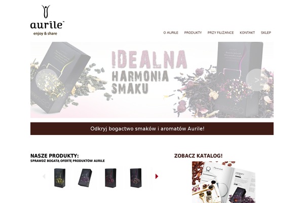 aurile theme websites examples