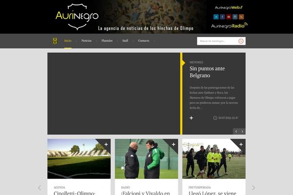 aurinegro.com.ar site used Amphionpro