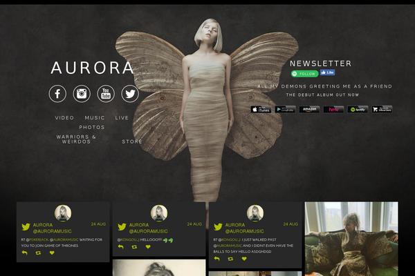 aurora-music.com site used Umg-grand-royal-theme