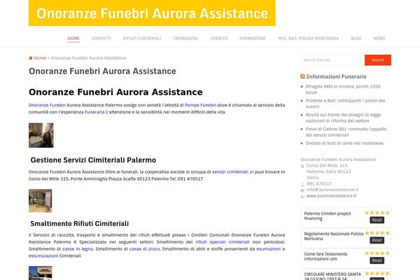 WordPress website example screenshot
