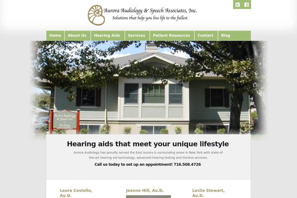 Audigy4 theme site design template sample