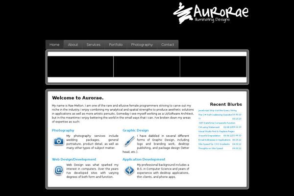 aurorae.co site used Aurorae