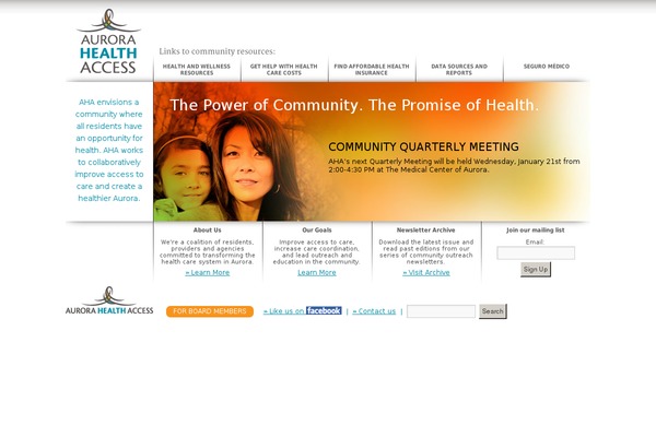 WordPress website example screenshot