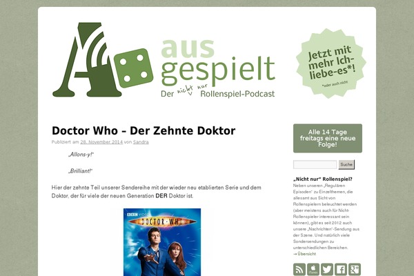 ausgespielt-podcast.de site used Ausgespielt