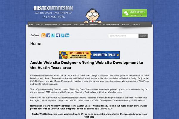 WordPress website example screenshot