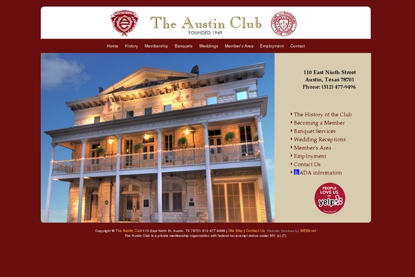 austinclub.com site used Austinclub