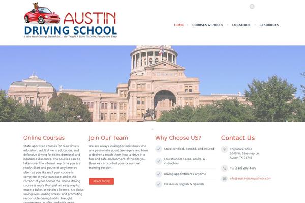 Dricub-driving-school theme site design template sample