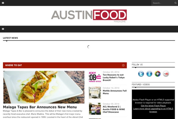 austinfoodstyle.com site used Restaurante