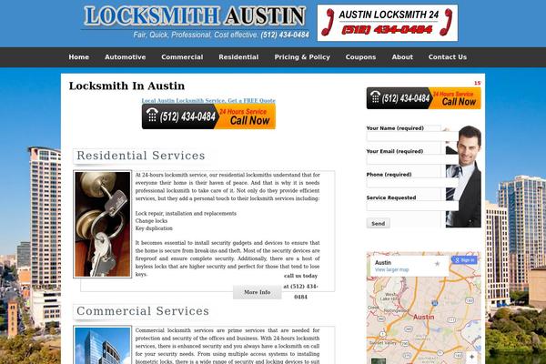 austinlocksmith24.com site used Lock