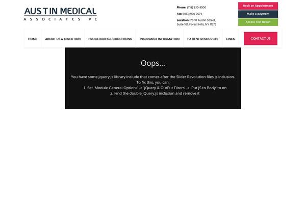 austinmedicalny.com site used Austin-medical