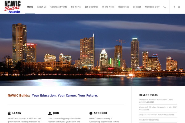 Enfold theme site design template sample