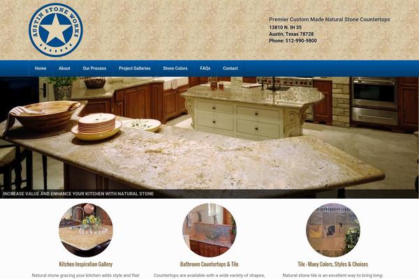 Vantage theme site design template sample
