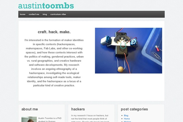 WordPress website example screenshot
