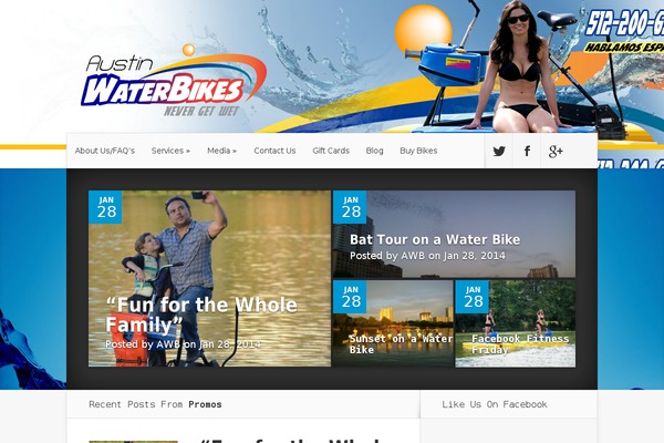WordPress website example screenshot