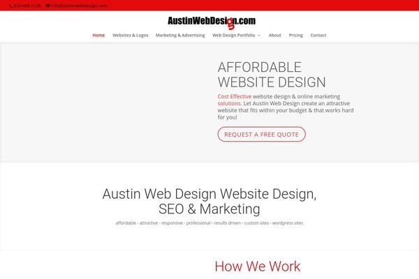 WordPress website example screenshot
