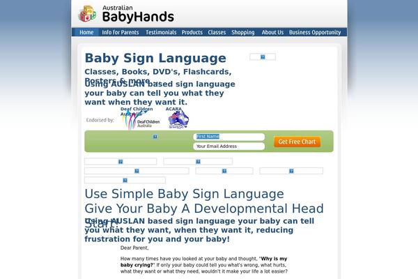 australianbabyhands.com site used Vseo-babyhand