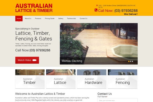 australianlatticeandtimber.com.au site used Australian_lattice