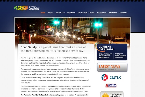australianroadsafetyfoundation.com site used Arsf