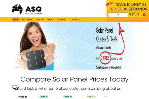 australiansolarquotes.com.au site used Solar-listings