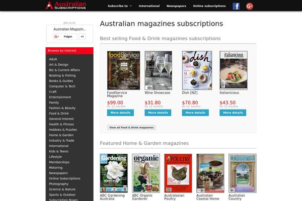 australiansubscriptions.com site used Australiansubscriptions