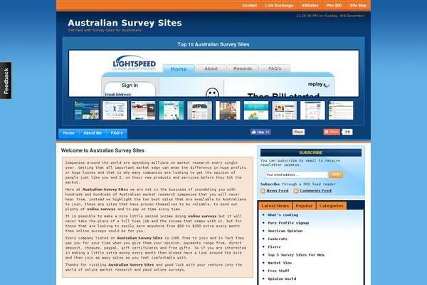 australiansurveysites.com.au site used E-storage-pro
