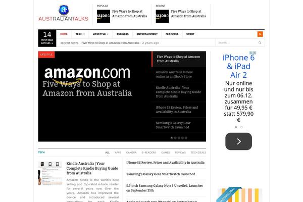 australiantalks.com site used Dw_focus_theme