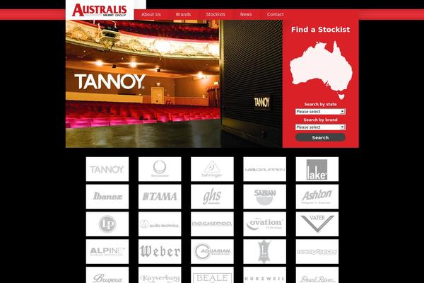 australismusic.com.au site used Australis