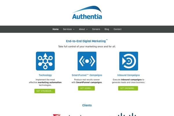 WordPress website example screenshot