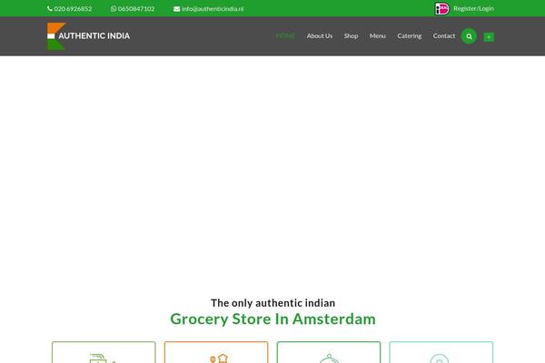authenticindia.nl site used Almaira-shop