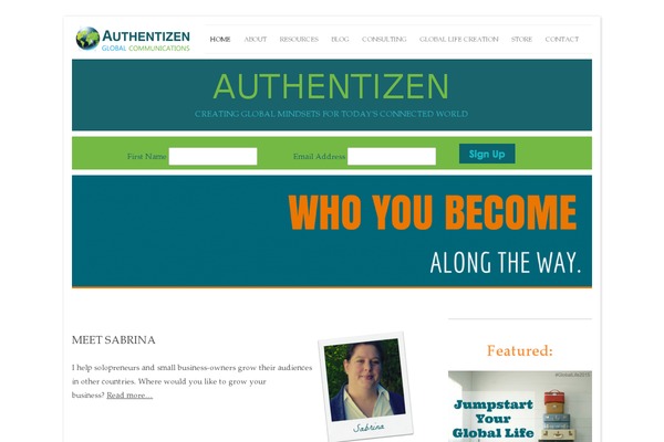 Headway theme site design template sample