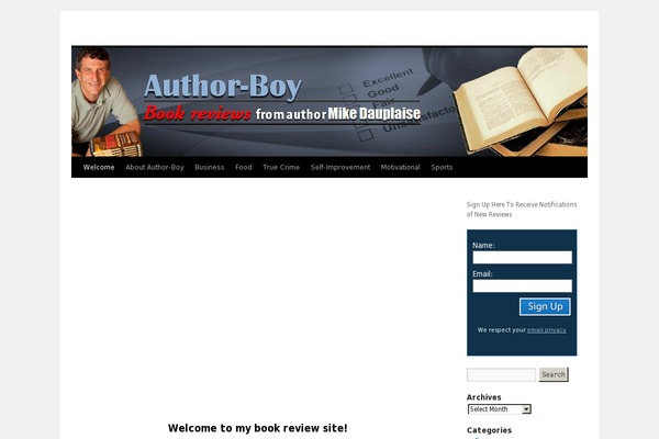 Twenty Ten theme site design template sample