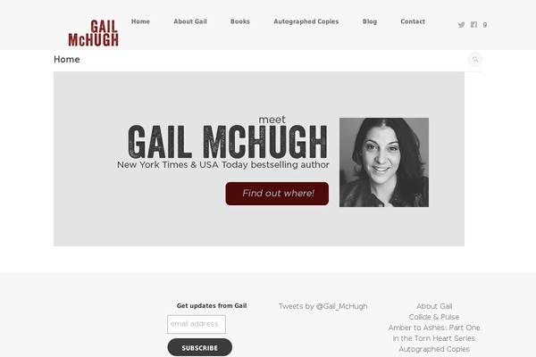 authorgailmchugh.com site used Iwrite