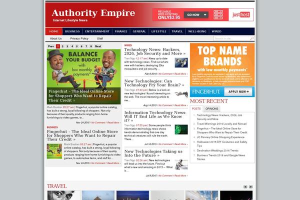 authorityempire.com site used Transcript