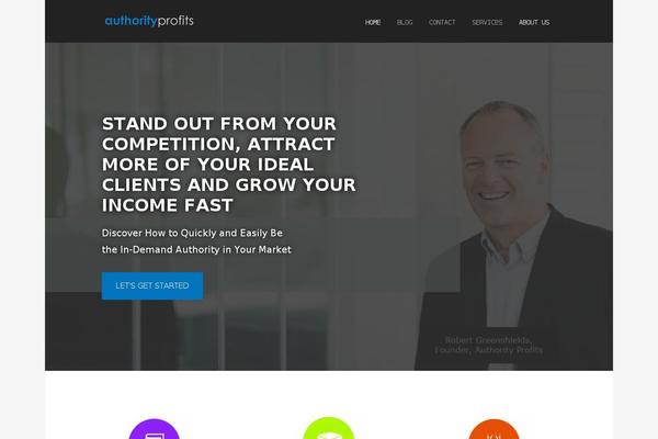 Rainmaker-pro theme site design template sample