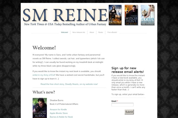 Merlin theme site design template sample