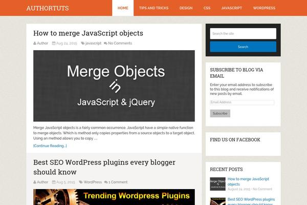 authortuts.com site used Authortuts