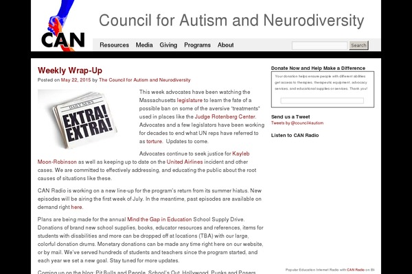 autismcouncil.org site used Sequart
