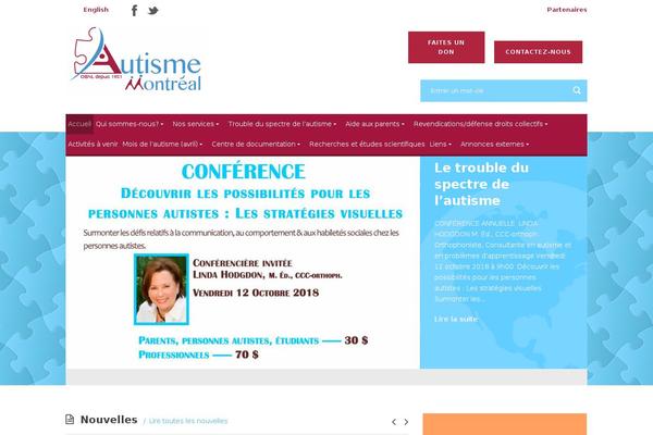 autisme-montreal.com site used Charityhub-v1-07