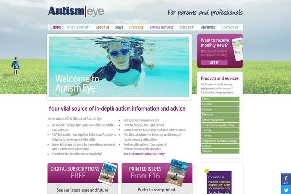 autismeye.com site used Autismeye
