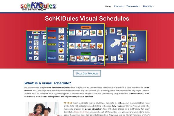 autismschedules.com site used Schkidules