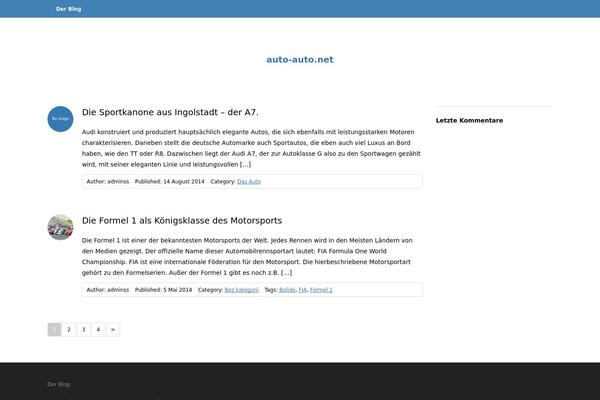 WordPress website example screenshot