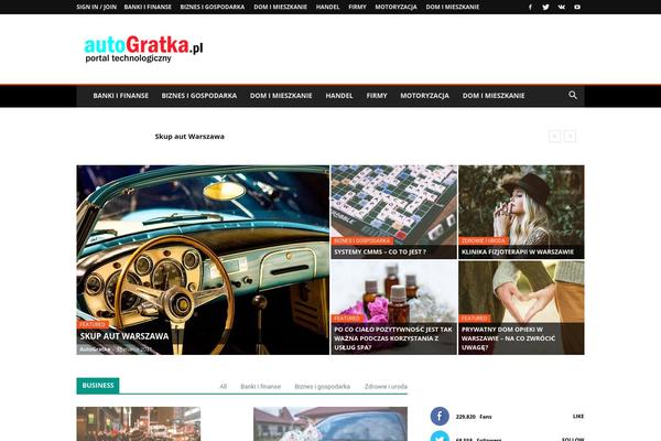 auto-gratka.com.pl site used Newspaper
