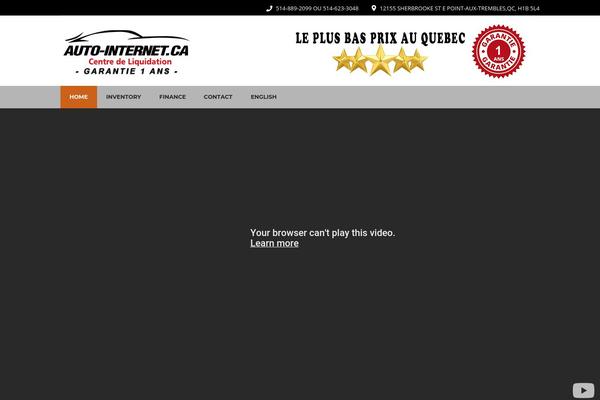 auto-internet.ca site used Motors-child