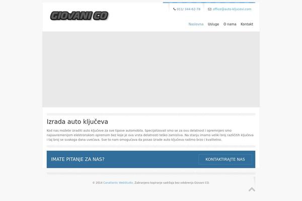 WordPress website example screenshot